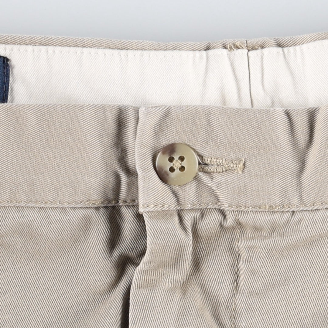 Ralph Lauren POLO by Ralph Lauren ANDREW PANT Two-pleat chino pants for men, equivalent to w36 cotton Beige type Vintage Second Hand