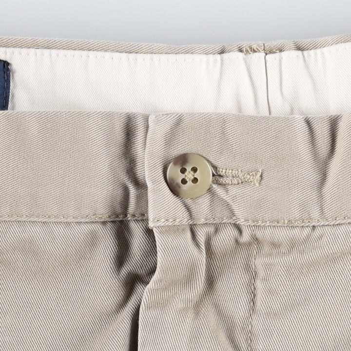 Ralph Lauren POLO by Ralph Lauren ANDREW PANT Two-pleat chino pants for men, equivalent to w36 cotton Beige type Vintage Second Hand