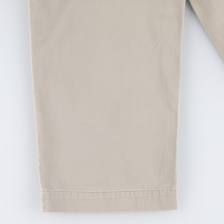 Ralph Lauren POLO by Ralph Lauren ANDREW PANT Two-pleat chino pants for men, equivalent to w36 cotton Beige type Vintage Second Hand