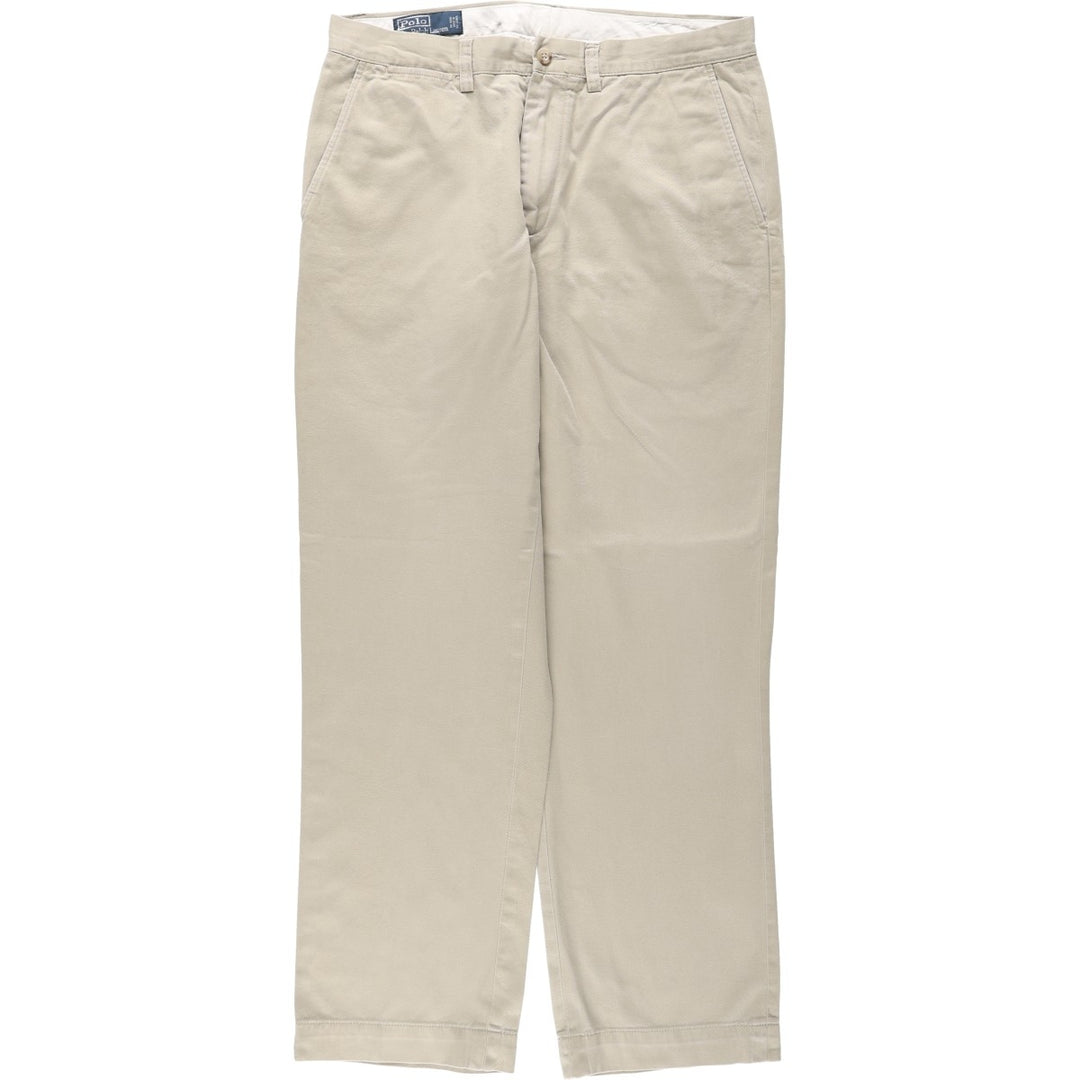 Ralph Lauren POLO by Ralph Lauren PRESTON PANT, Men's Chino Pants, Size W33 cotton Beige type Vintage Second Hand