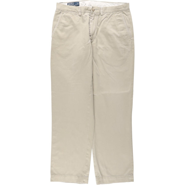 Ralph Lauren POLO by Ralph Lauren PRESTON PANT, Men's Chino Pants, Size W33 cotton Beige type Vintage Second Hand