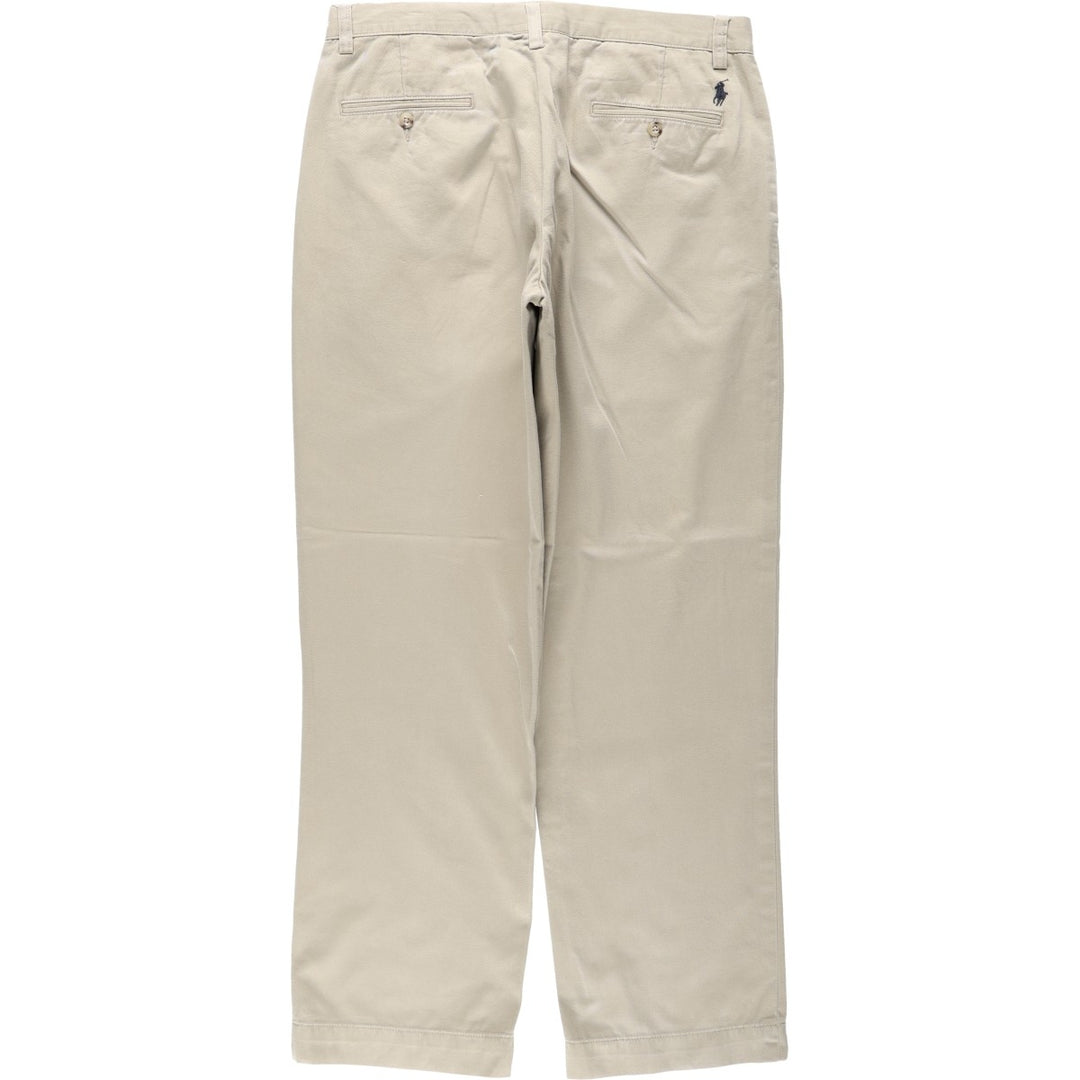 Ralph Lauren POLO by Ralph Lauren PRESTON PANT, Men's Chino Pants, Size W33 cotton Beige type Vintage Second Hand