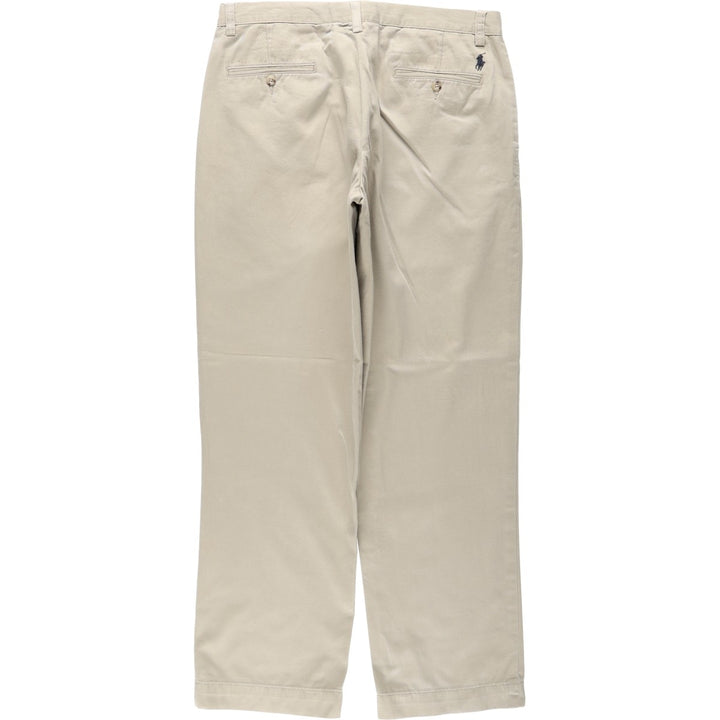 Ralph Lauren POLO by Ralph Lauren PRESTON PANT, Men's Chino Pants, Size W33 cotton Beige type Vintage Second Hand