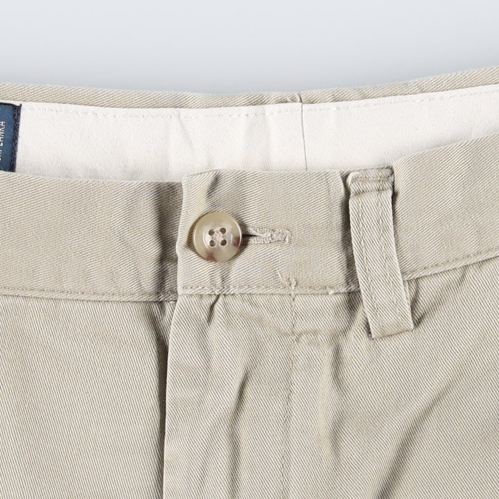 Ralph Lauren POLO by Ralph Lauren PRESTON PANT, Men's Chino Pants, Size W33 cotton Beige type Vintage Second Hand