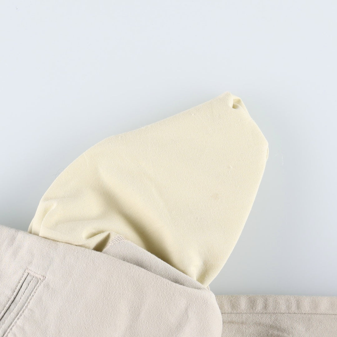 1990'S Ralph Lauren Polo Ralph Lauren Hammond Pants, two-pleat chino pants, made in the USA, men's size W32 (approx.) cotton Beige type Vintage Second Hand