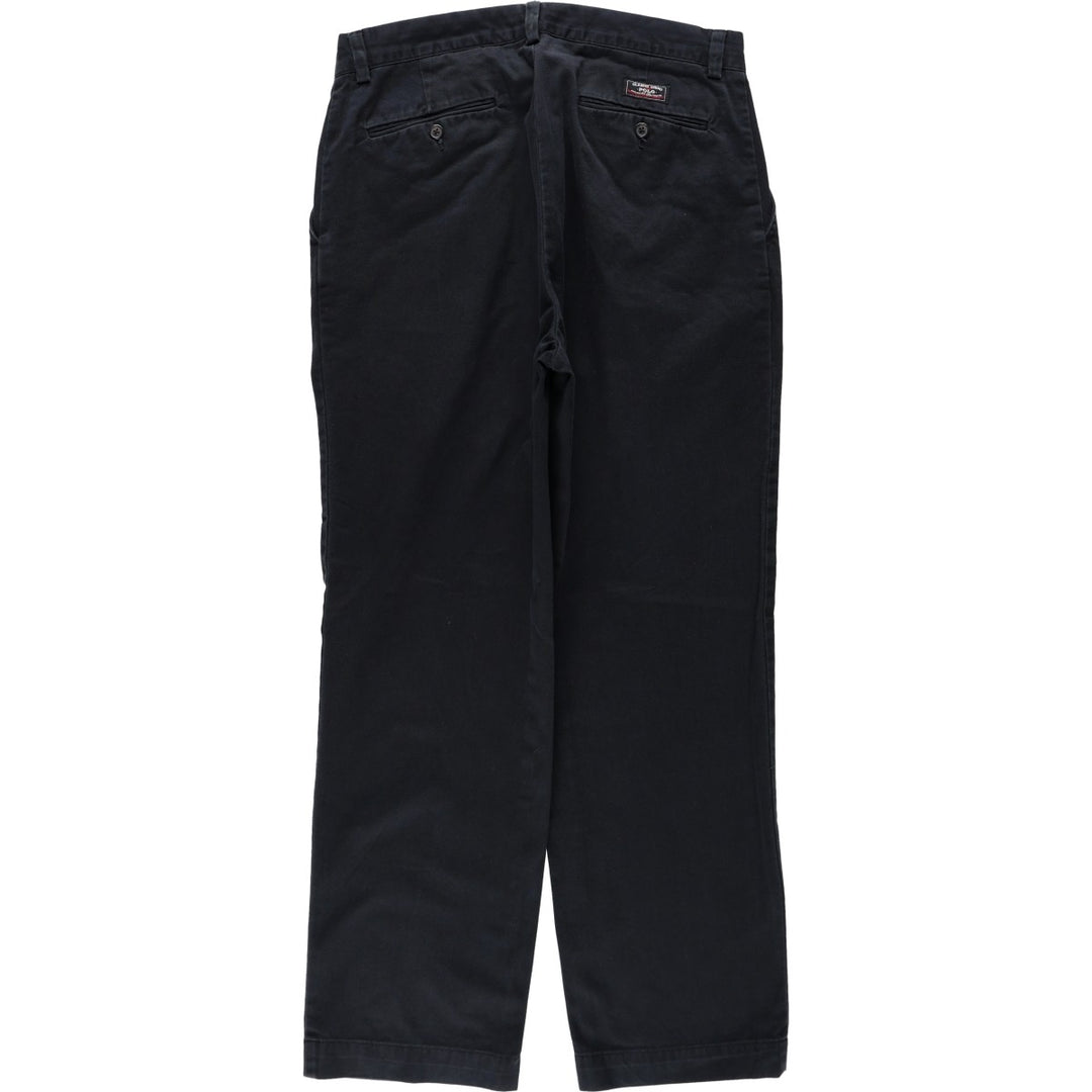 Ralph Lauren POLO by Ralph Lauren Chino Pants, Men's Size W34 (approx.) cotton navy blue type Vintage Second Hand