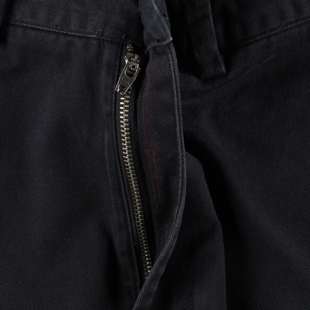 Ralph Lauren POLO by Ralph Lauren Chino Pants, Men's Size W34 (approx.) cotton navy blue type Vintage Second Hand