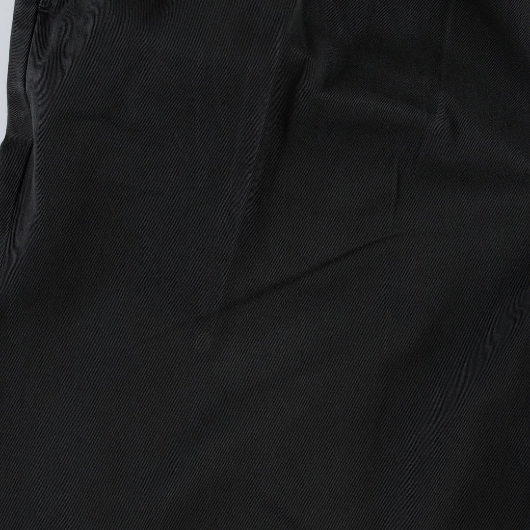Ralph Lauren POLO by Ralph Lauren ANDREW PANT, two-pleat chino pants, men's, W32 equivalent cotton black type Vintage Second Hand