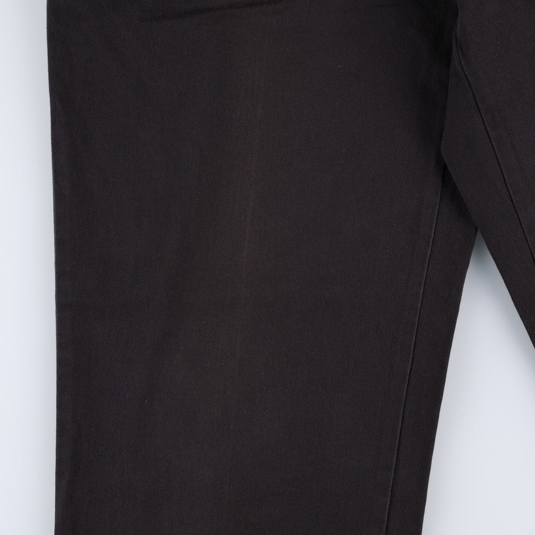 Ralph Lauren POLO by Ralph Lauren HAMMOND PANT, two-pleat chino pants, men's w36 equivalent cotton black type Vintage Second Hand