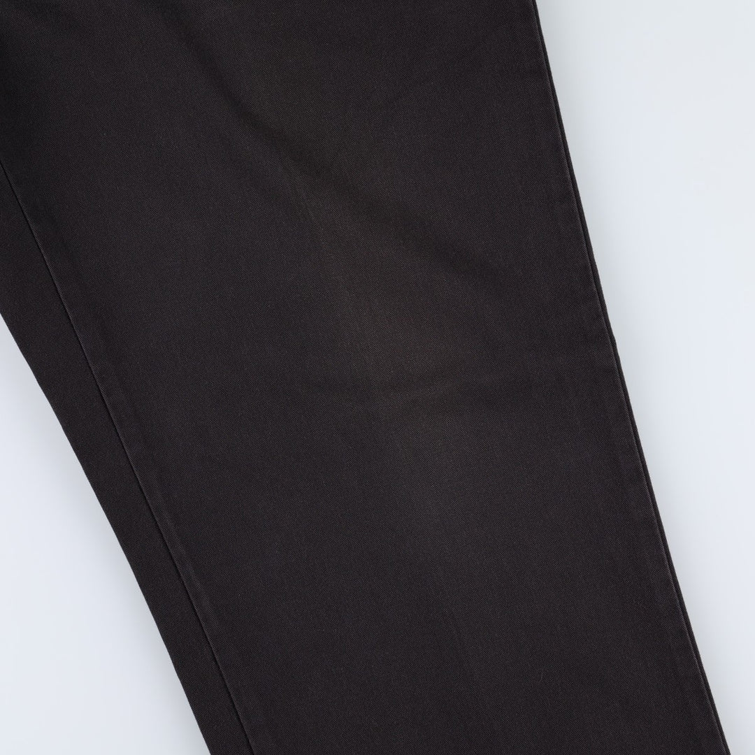Ralph Lauren POLO by Ralph Lauren HAMMOND PANT, two-pleat chino pants, men's w36 equivalent cotton black type Vintage Second Hand