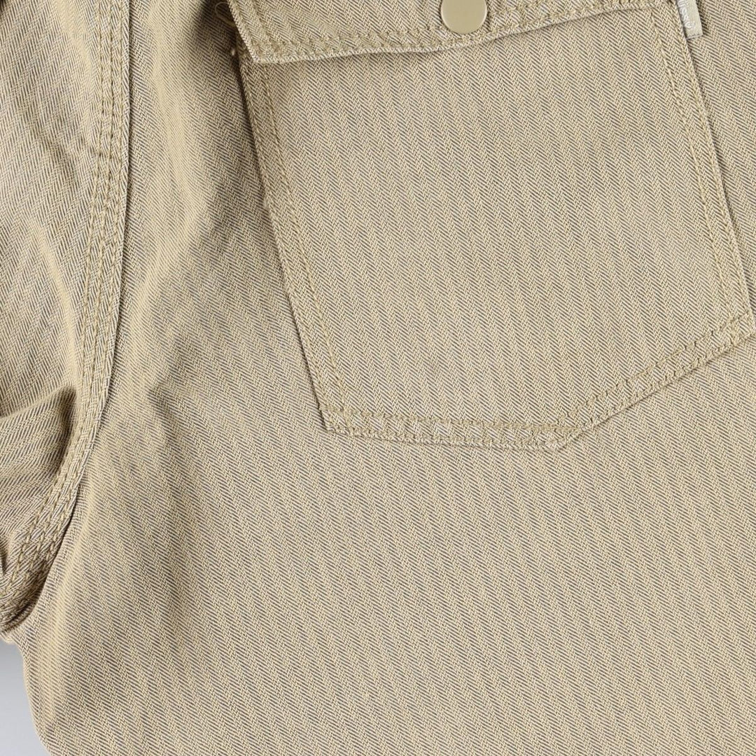 Stussy Authentic Herringbone Chino Pants, Men's Size W30 (approx.) cotton Beige type Vintage Second Hand