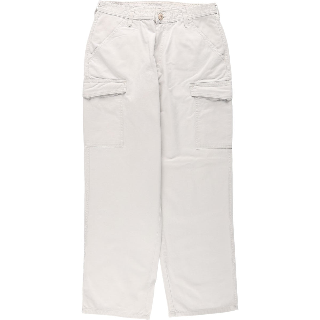 Ralph Lauren POLO JEANS COMPANY Military Cargo Pants, Men's Size W31 (approx.) cotton pale white type Vintage Second Hand