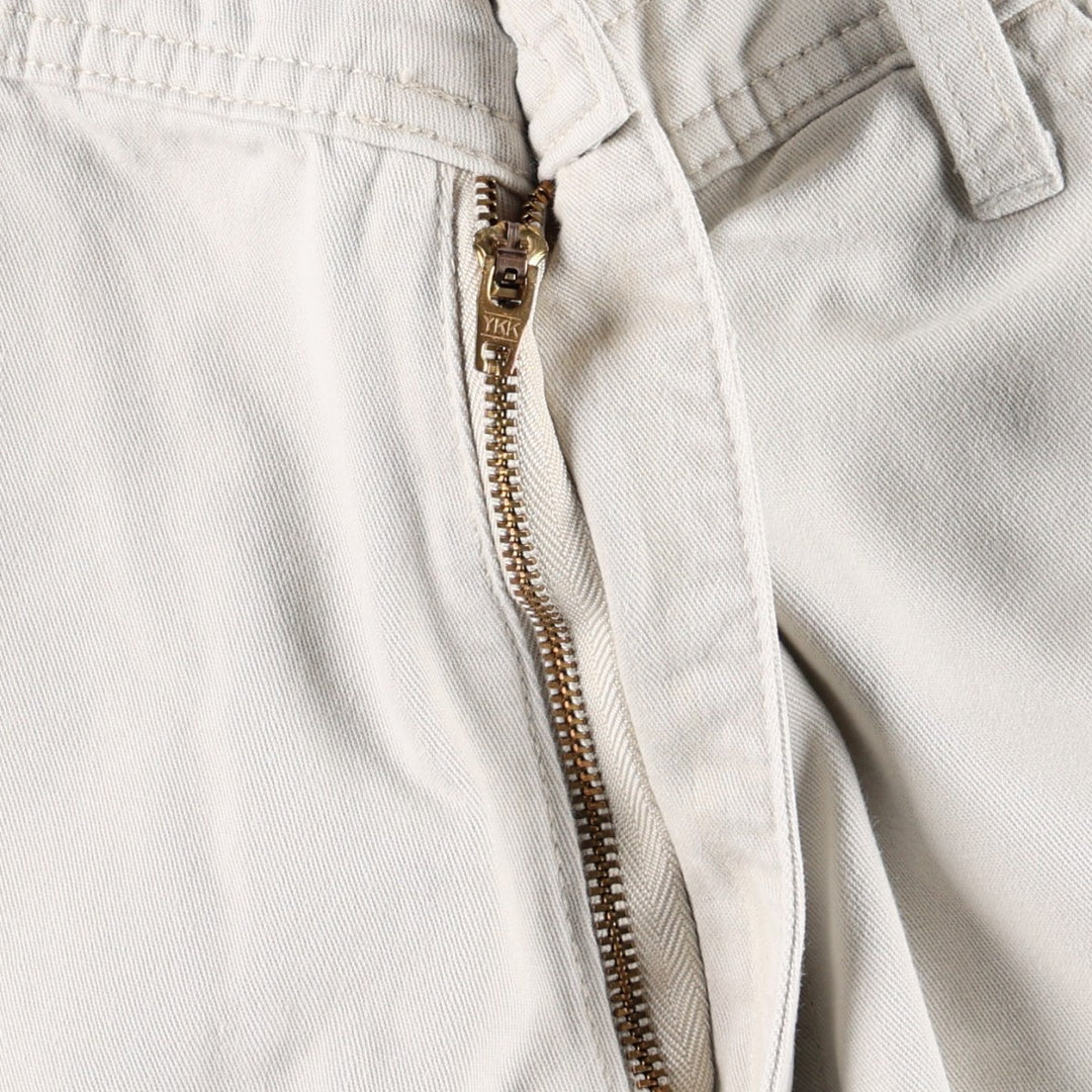 Ralph Lauren POLO JEANS COMPANY Military Cargo Pants, Men's Size W31 (approx.) cotton pale white type Vintage Second Hand