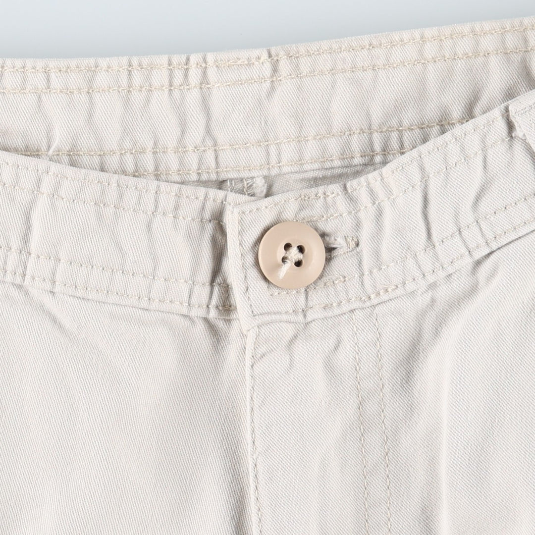 Ralph Lauren POLO JEANS COMPANY Military Cargo Pants, Men's Size W31 (approx.) cotton pale white type Vintage Second Hand