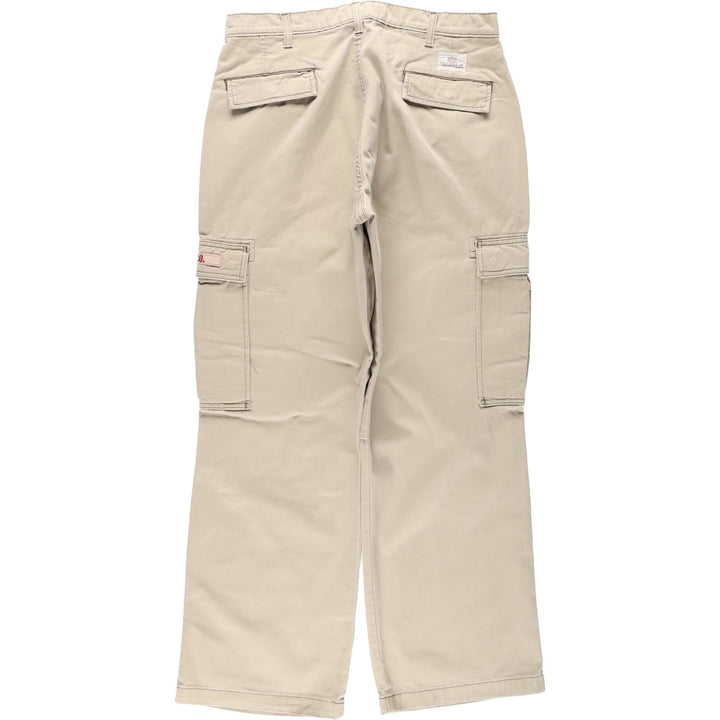 Ralph Lauren POLO JEANS COMPANY military cargo pants, men's size W33 (approx.) cotton Beige type Vintage Second Hand