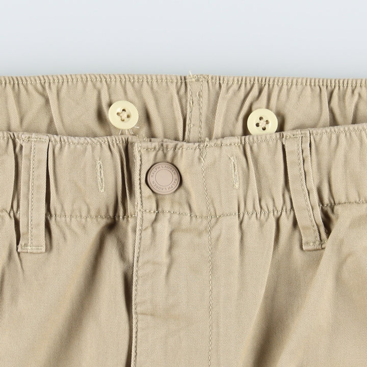 Ralph Lauren POLO RALPH LAUREN SLIM FIT Military Cargo Pants, Men's Size W38 (approx.) cotton Beige type Vintage Second Hand