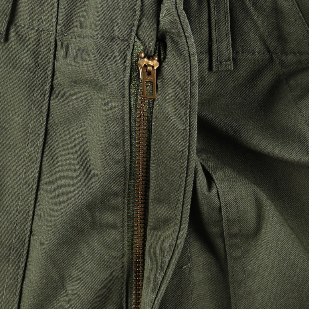 1980'S US Military Baker Pants, Made in USA, Men's Size W29 (approx.), Vintage polyester Khaki type Vintage Second Hand