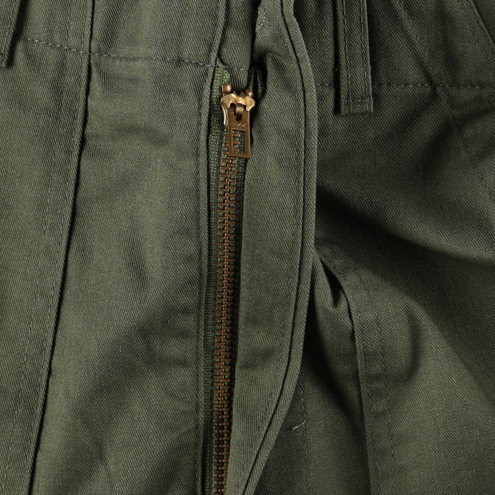 1980'S US Military Baker Pants, Made in USA, Men's Size W29 (approx.), Vintage polyester Khaki type Vintage Second Hand