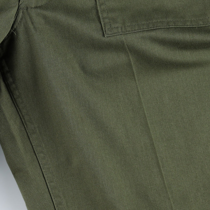 1980'S US Military Baker Pants, Made in USA, Men's Size W29 (approx.), Vintage polyester Khaki type Vintage Second Hand