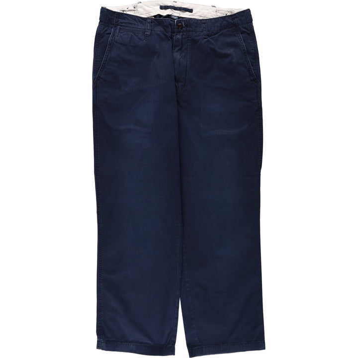 Ralph Lauren POLO by Ralph Lauren military pants, men's size W37 (approx.) cotton navy blue type Vintage Second Hand