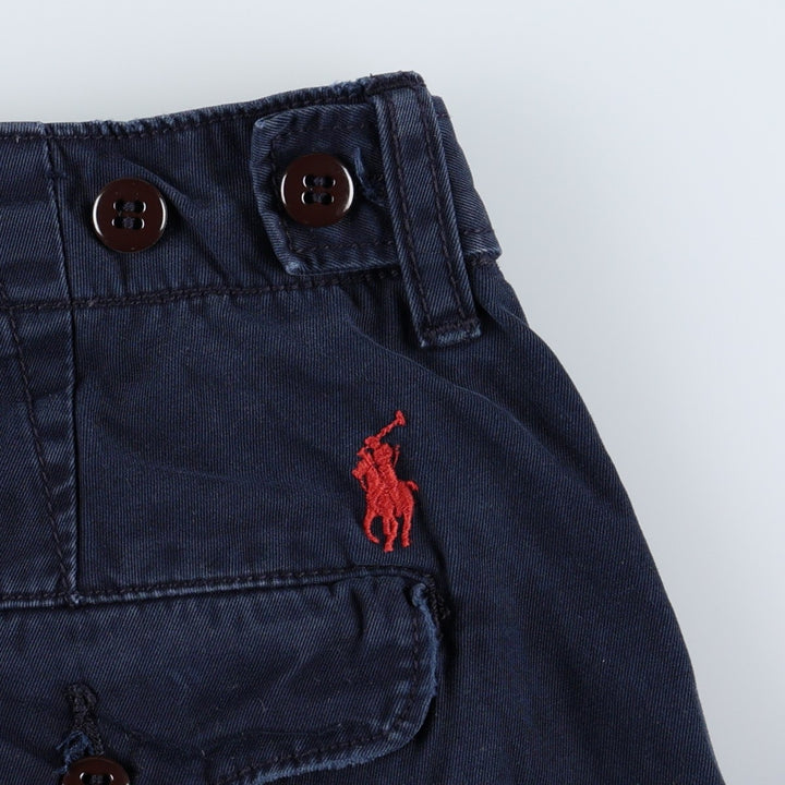 Ralph Lauren POLO by Ralph Lauren military pants, men's size W37 (approx.) cotton navy blue type Vintage Second Hand