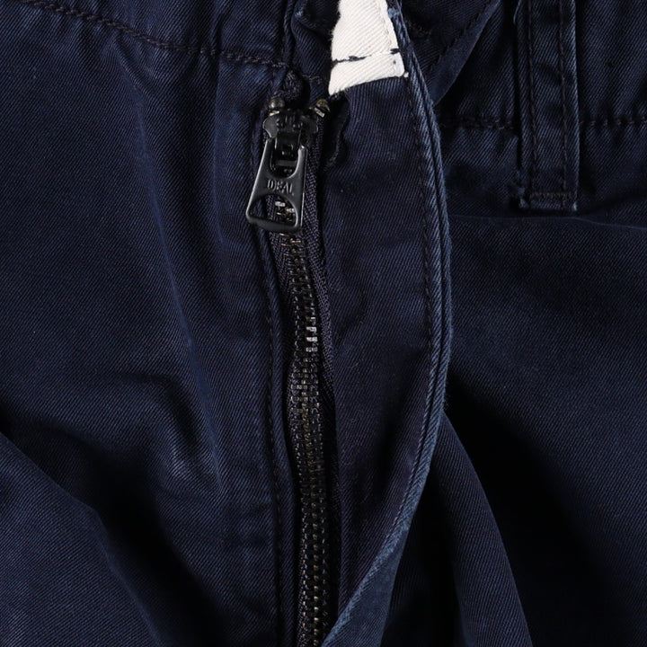 Ralph Lauren POLO by Ralph Lauren military pants, men's size W37 (approx.) cotton navy blue type Vintage Second Hand