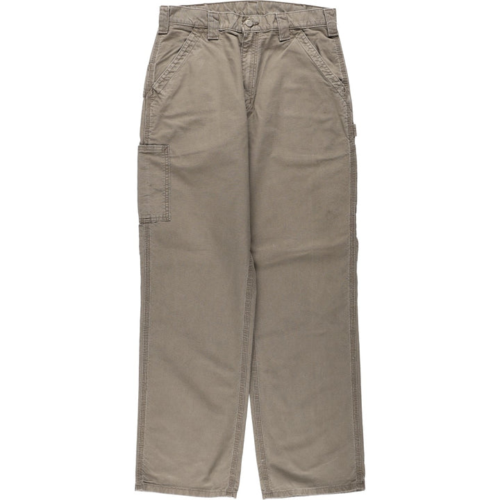 Carhartt Dungaree Fit Duck Painter Pants, Men's, Size W33 cotton brown type Vintage Second Hand