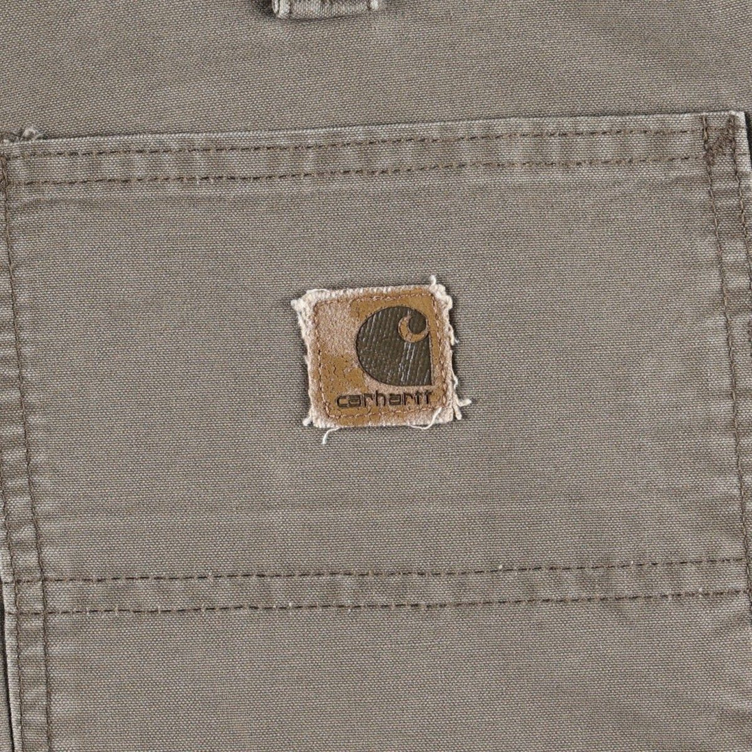 Carhartt Dungaree Fit Duck Painter Pants, Men's, Size W33 cotton brown type Vintage Second Hand