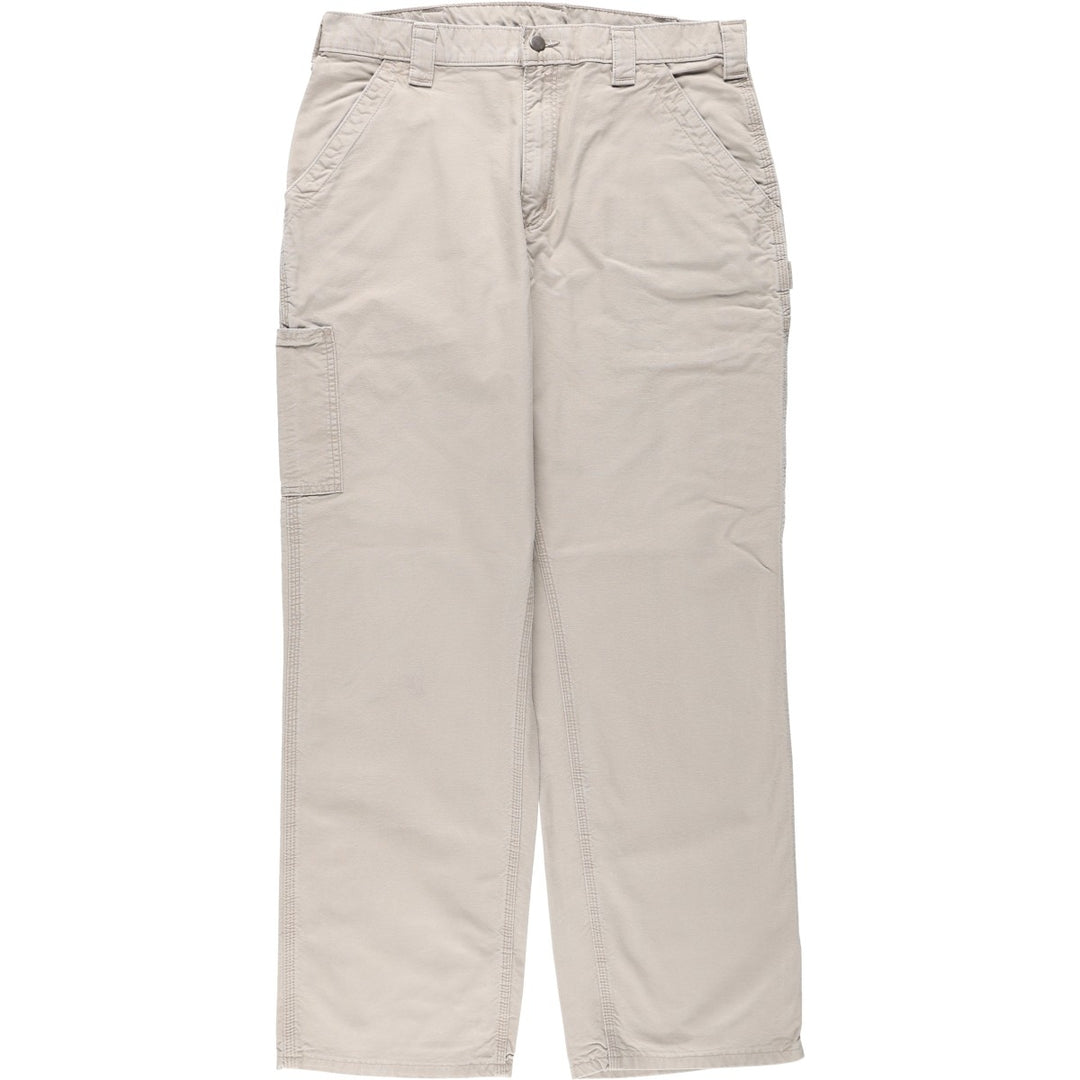 Carhartt Dungaree Fit Duck Painter Pants, Men's, W34 equivalent cotton gray type Vintage Second Hand