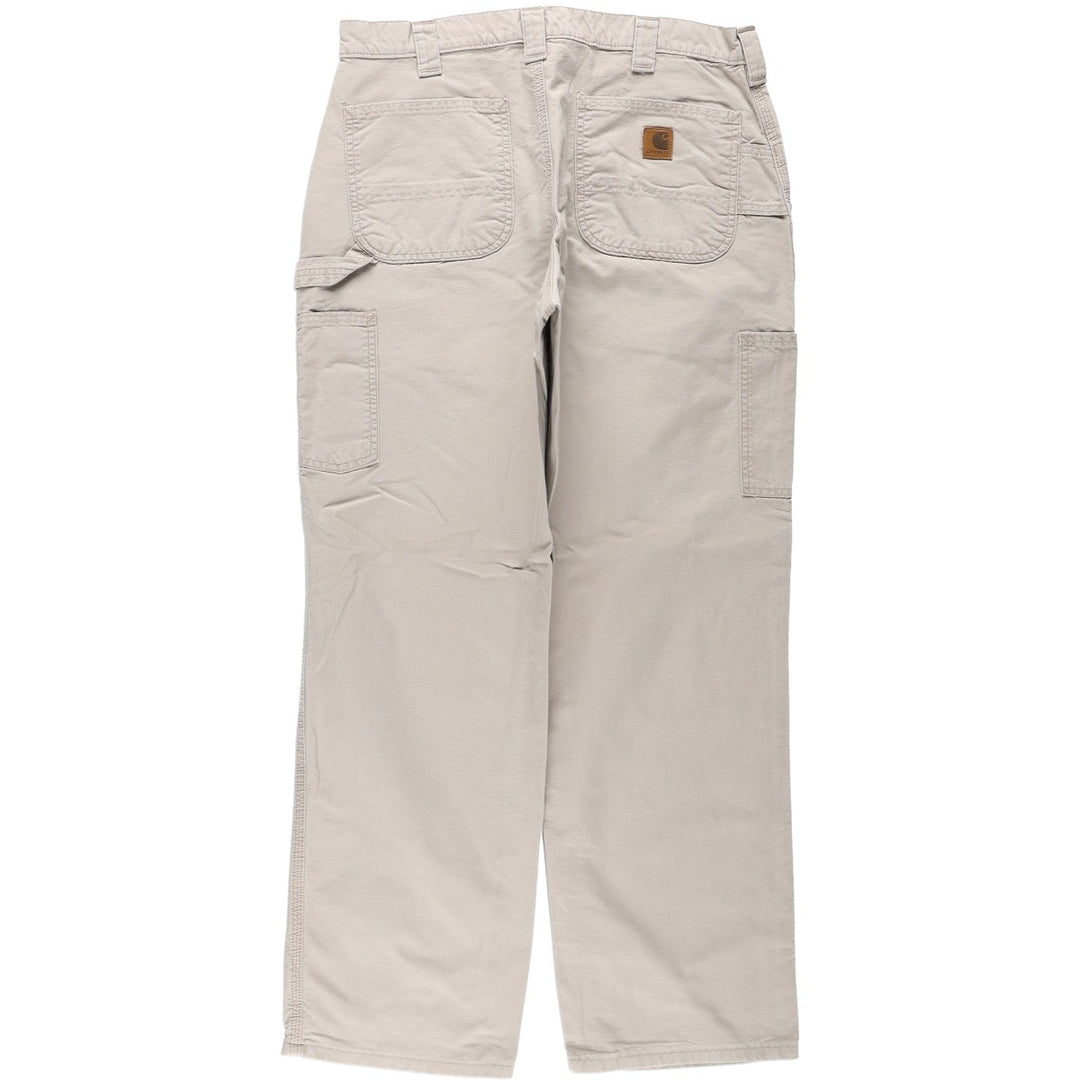 Carhartt Dungaree Fit Duck Painter Pants, Men's, W34 equivalent cotton gray type Vintage Second Hand
