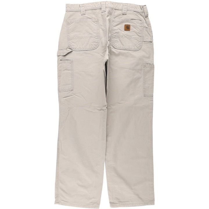 Carhartt Dungaree Fit Duck Painter Pants, Men's, W34 equivalent cotton gray type Vintage Second Hand