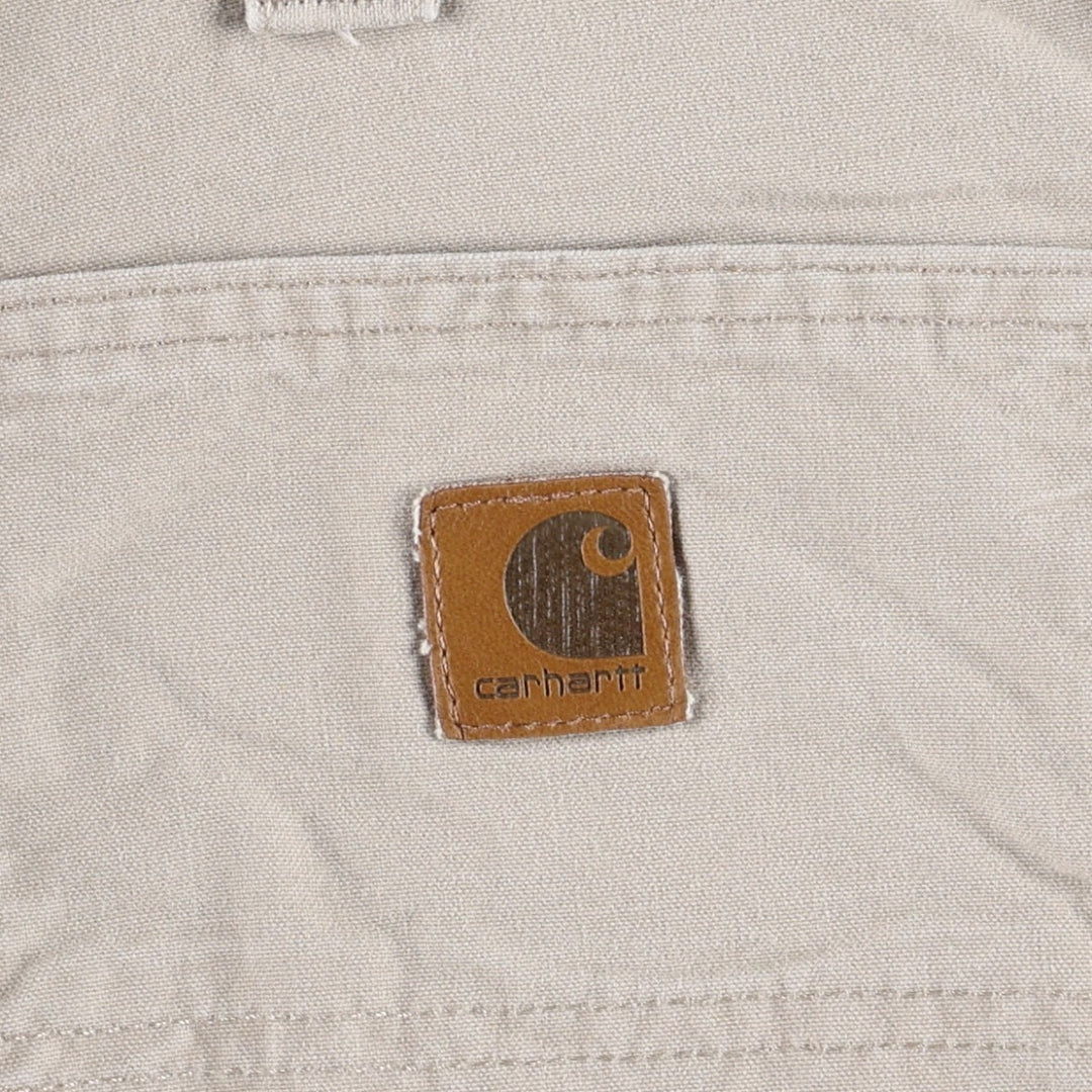 Carhartt Dungaree Fit Duck Painter Pants, Men's, W34 equivalent cotton gray type Vintage Second Hand