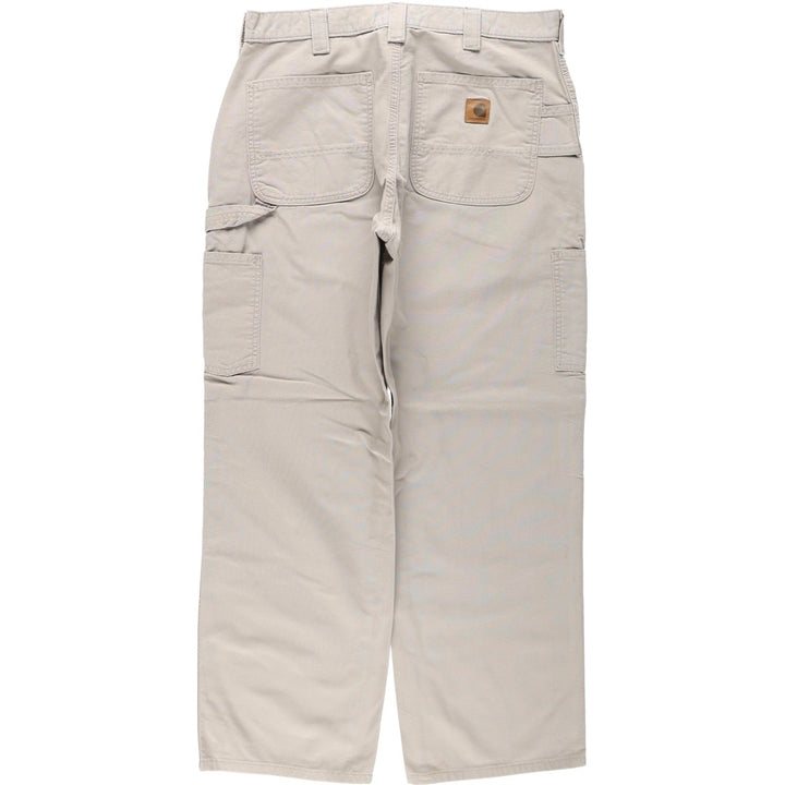 Carhartt Original Dungaree Fit Duck Painter Pants, Men's, Size 34 cotton Beige type Vintage Second Hand