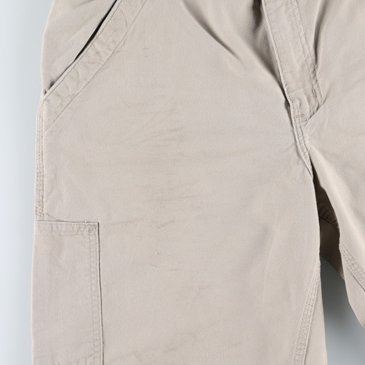 Carhartt Original Dungaree Fit Duck Painter Pants, Men's, Size 34 cotton Beige type Vintage Second Hand