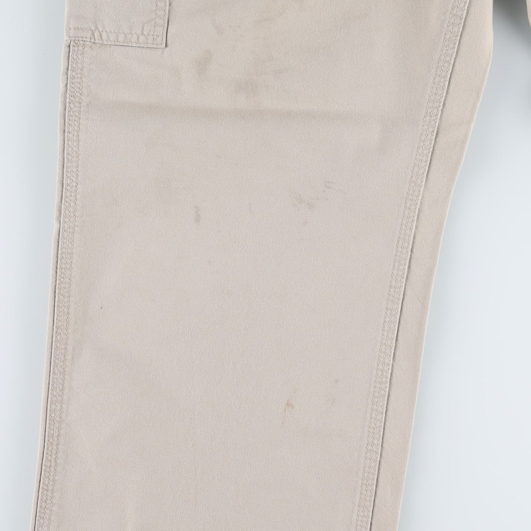 Carhartt Original Dungaree Fit Duck Painter Pants, Men's, Size 34 cotton Beige type Vintage Second Hand