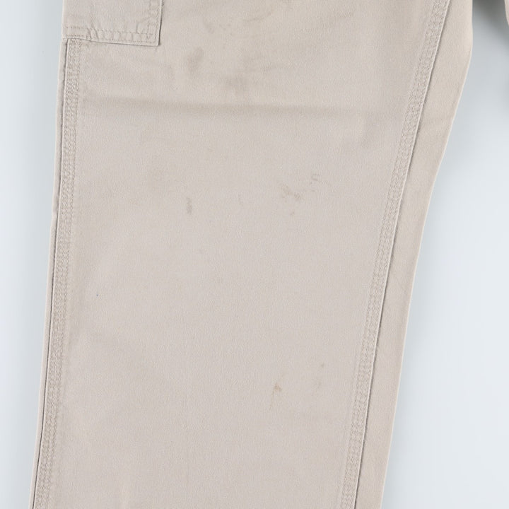 Carhartt Original Dungaree Fit Duck Painter Pants, Men's, Size 34 cotton Beige type Vintage Second Hand