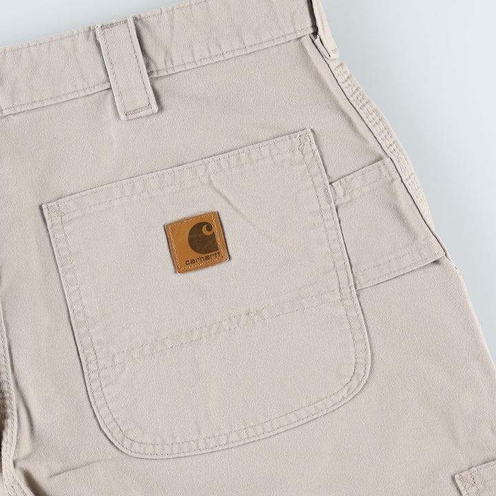 Carhartt Original Dungaree Fit Duck Painter Pants, Men's, Size 34 cotton Beige type Vintage Second Hand