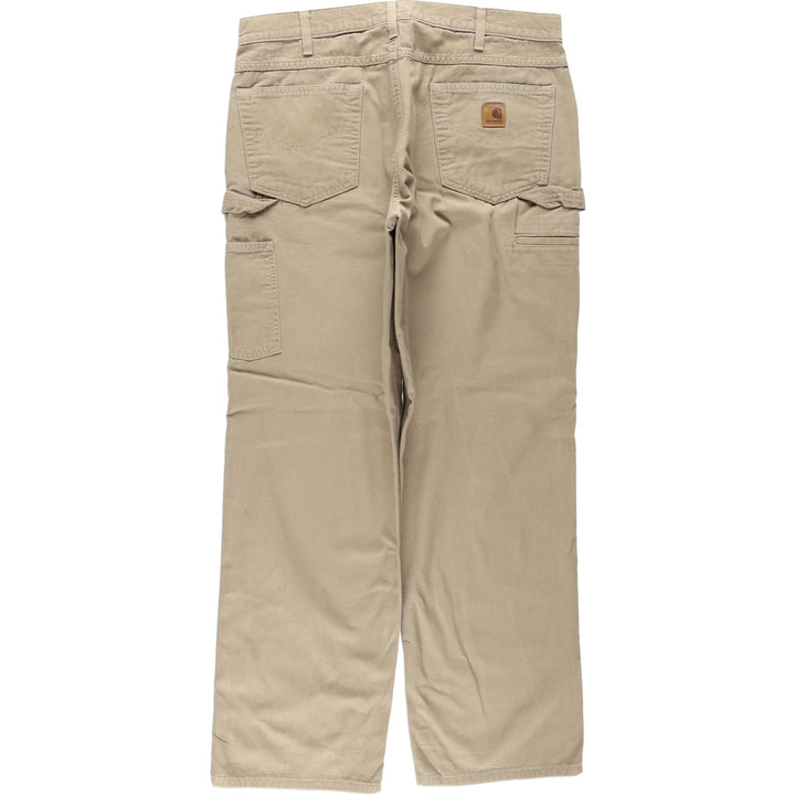 Carhartt Loose Fit Duck Painter Pants, Men's, W36 equivalent cotton Beige type Vintage Second Hand