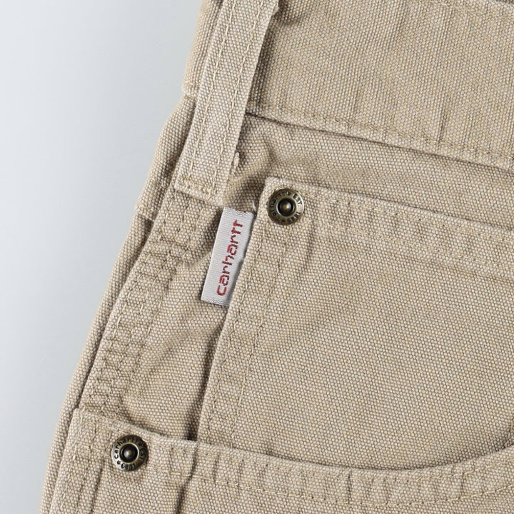 Carhartt Loose Fit Duck Painter Pants, Men's, W36 equivalent cotton Beige type Vintage Second Hand