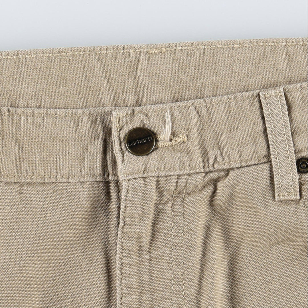 Carhartt Loose Fit Duck Painter Pants, Men's, W36 equivalent cotton Beige type Vintage Second Hand