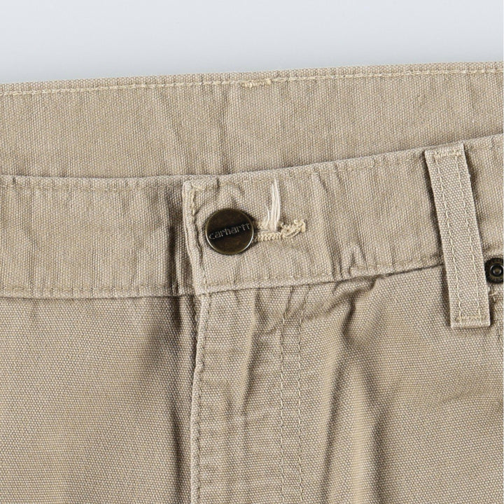 Carhartt Loose Fit Duck Painter Pants, Men's, W36 equivalent cotton Beige type Vintage Second Hand
