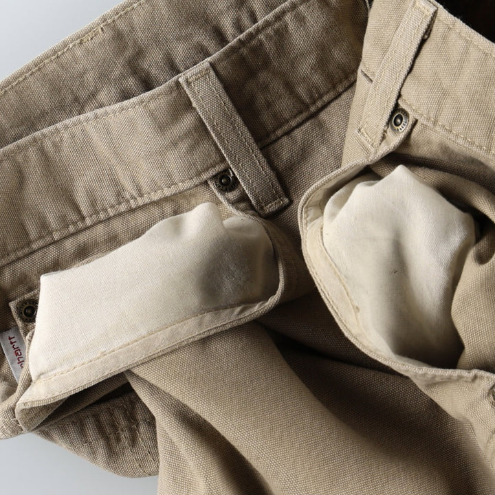 Carhartt Loose Fit Duck Painter Pants, Men's, W36 equivalent cotton Beige type Vintage Second Hand