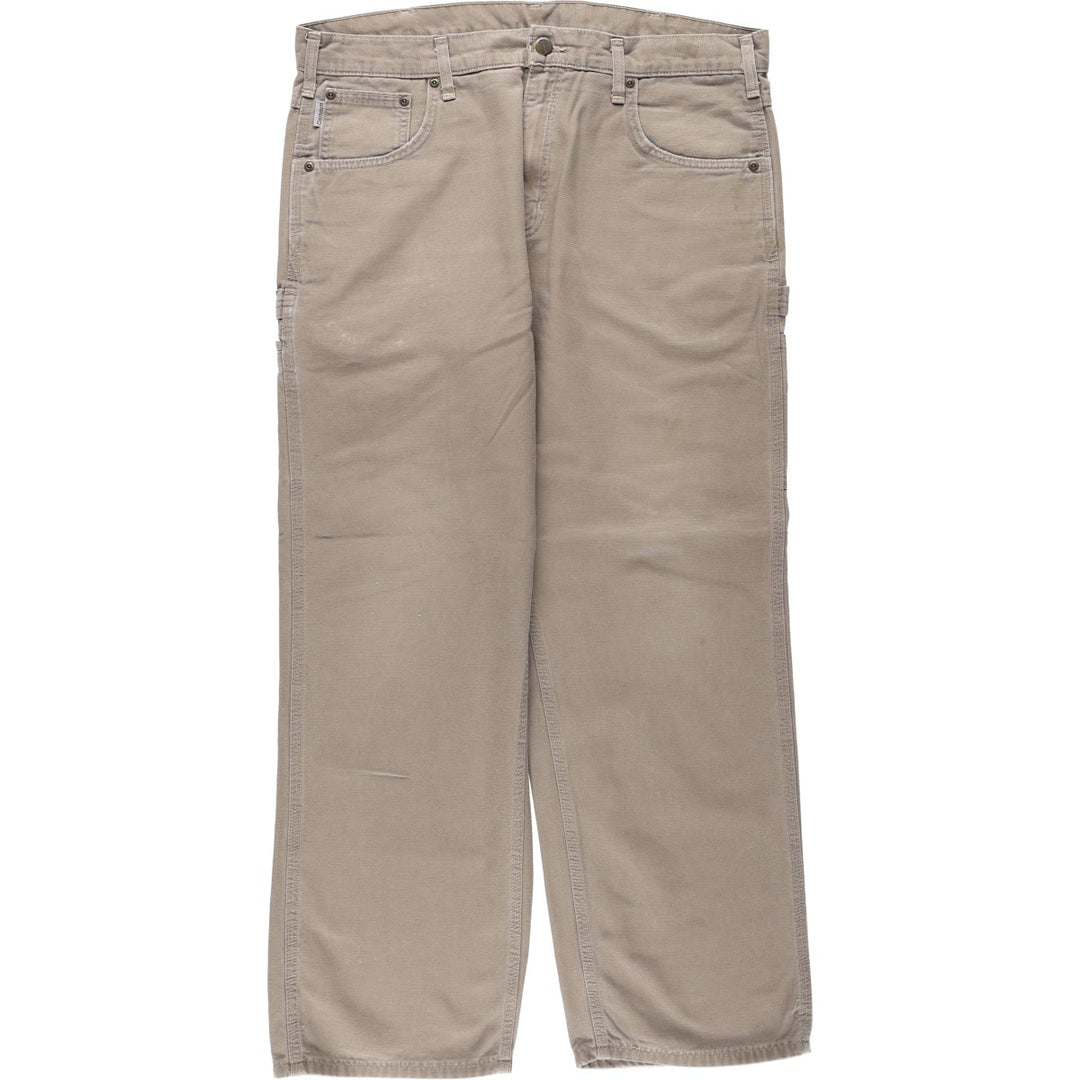 Carhartt Loose Fit Duck Painter Pants, Men's, W37 equivalent cotton brown type Vintage Second Hand