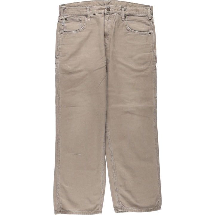 Carhartt Loose Fit Duck Painter Pants, Men's, W37 equivalent cotton brown type Vintage Second Hand