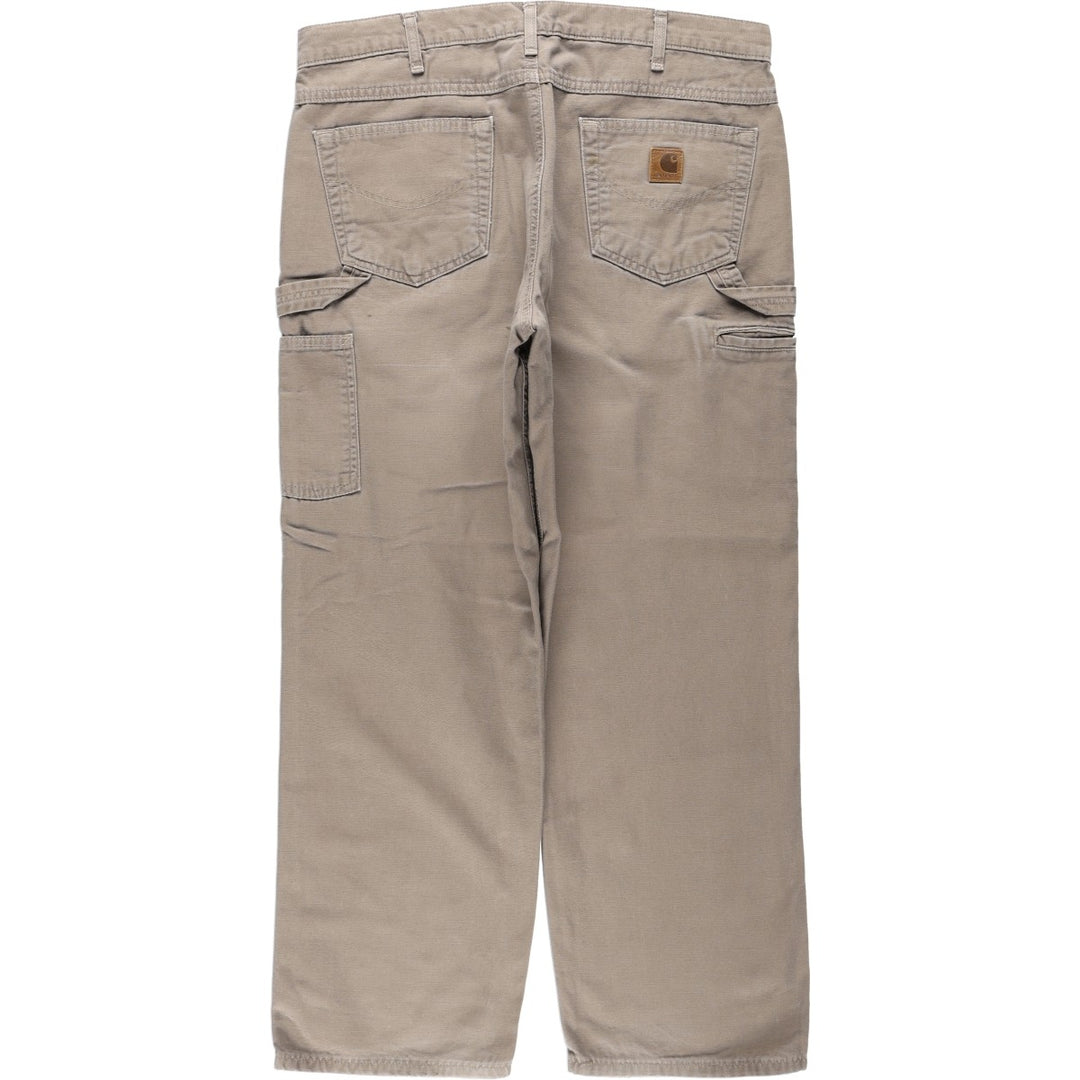 Carhartt Loose Fit Duck Painter Pants, Men's, W37 equivalent cotton brown type Vintage Second Hand