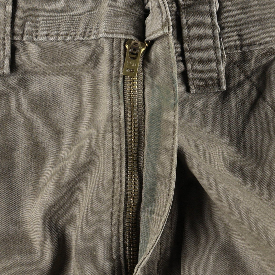 Carhartt Original Dungaree Fit Duck Painter Pants, Men's, W33 equivalent cotton brown type Vintage Second Hand
