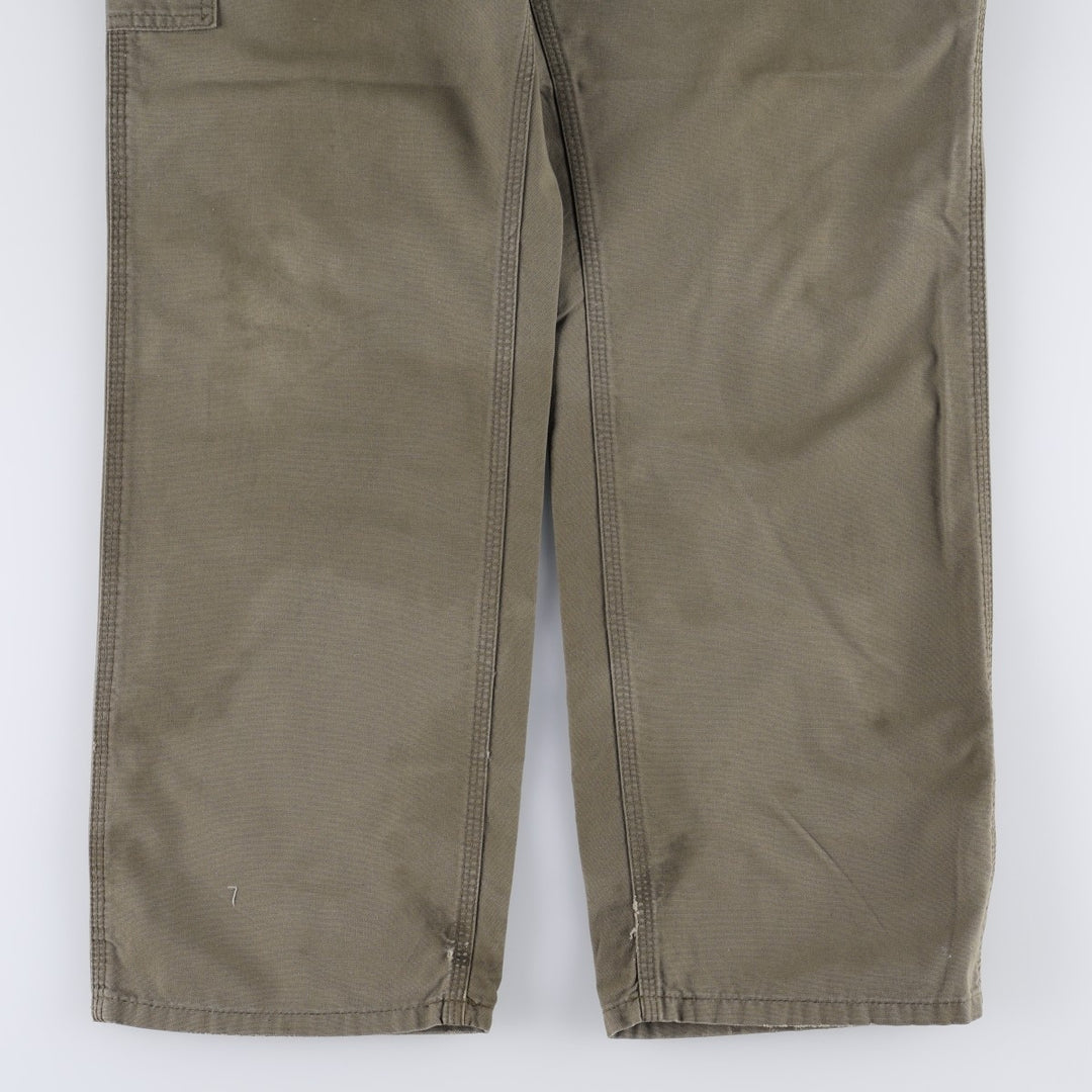 Carhartt Original Dungaree Fit Duck Painter Pants, Men's, W33 equivalent cotton brown type Vintage Second Hand