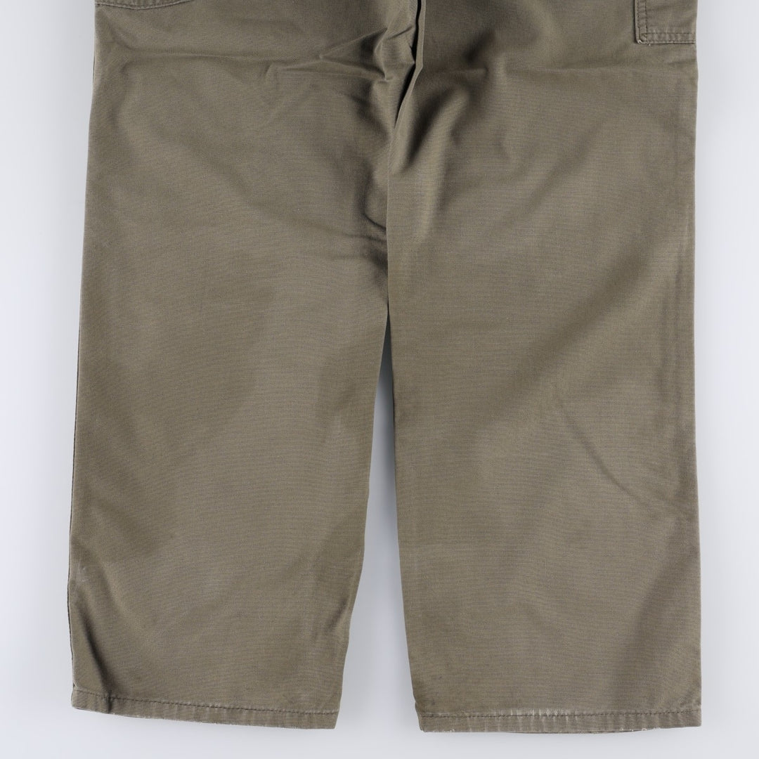 Carhartt Original Dungaree Fit Duck Painter Pants, Men's, W33 equivalent cotton brown type Vintage Second Hand