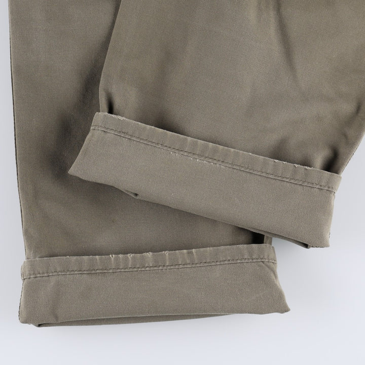 Carhartt Original Dungaree Fit Duck Painter Pants, Men's, W33 equivalent cotton brown type Vintage Second Hand