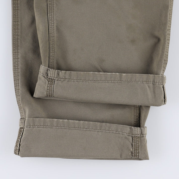 Carhartt Original Dungaree Fit Duck Painter Pants, Men's, W33 equivalent cotton brown type Vintage Second Hand